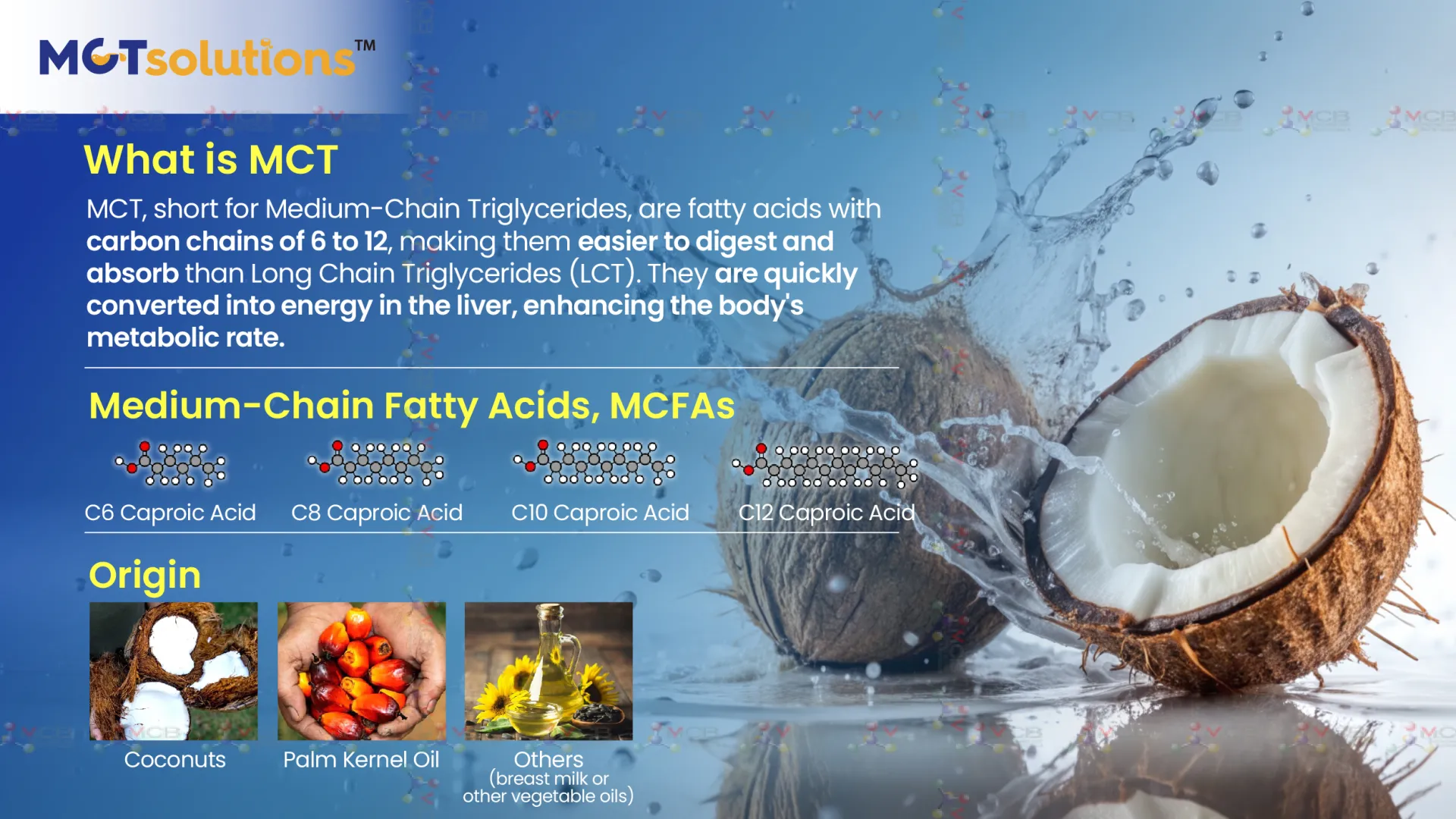 MCTsolutions™中鏈脂肪酸MCT油脂粉末(微膠囊包覆)